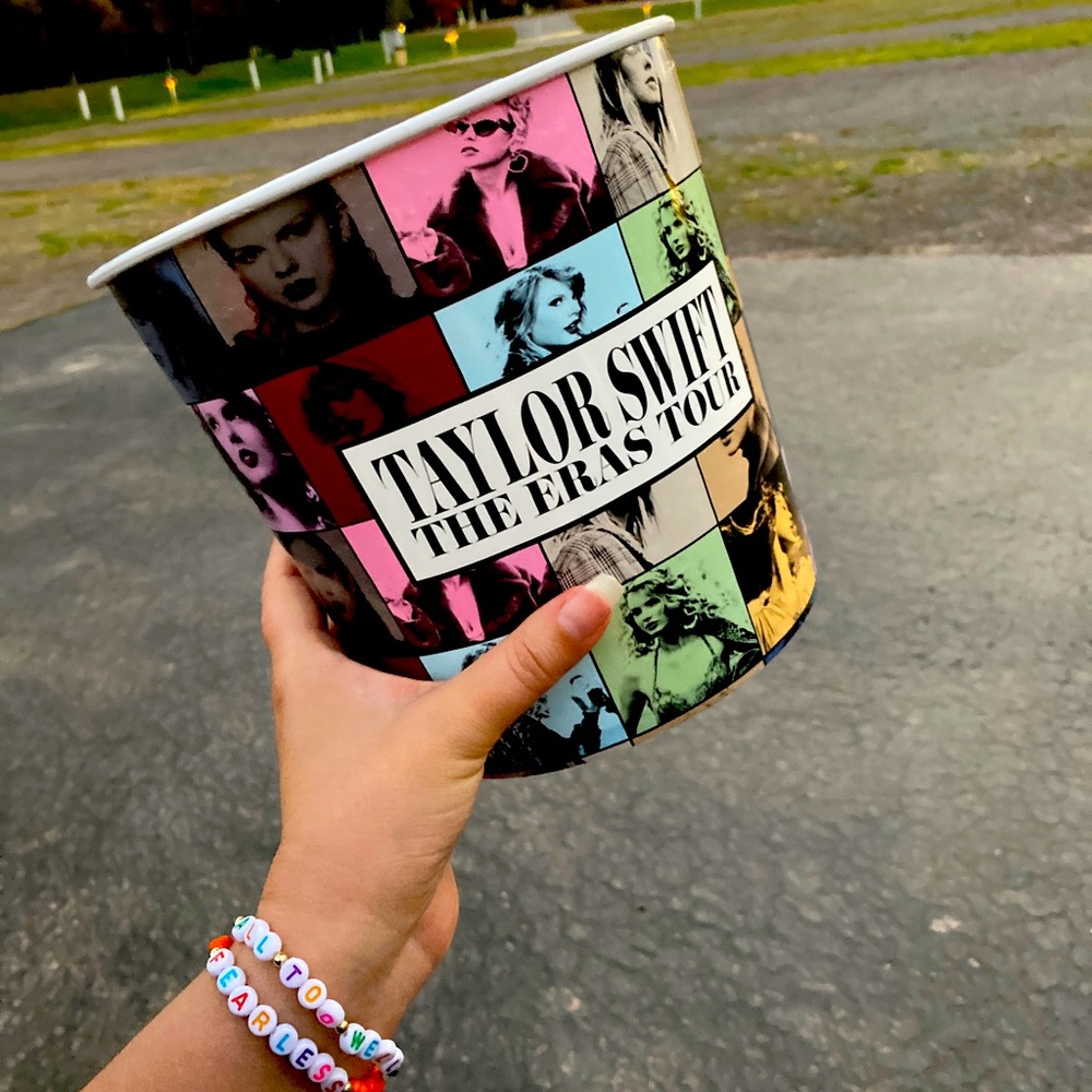 Taylor Swift Eras Tour 2023 Popcorn Tub Bucket